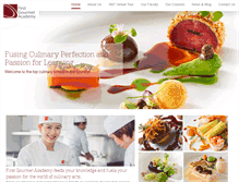 Tablet Screenshot of firstgourmetacademy.com